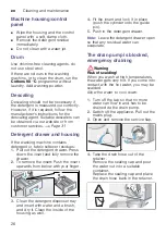 Предварительный просмотр 26 страницы Siemens WM10W460IL Instruction Manual And Installation Instructions