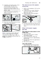 Предварительный просмотр 27 страницы Siemens WM10W460IL Instruction Manual And Installation Instructions