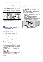 Предварительный просмотр 28 страницы Siemens WM10W460IL Instruction Manual And Installation Instructions