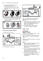 Предварительный просмотр 34 страницы Siemens WM12K210ME Instruction Manual And Installation Instruction