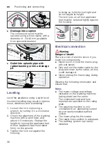 Предварительный просмотр 36 страницы Siemens WM12K210ME Instruction Manual And Installation Instruction