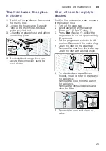 Предварительный просмотр 25 страницы Siemens WM12K220TH Instruction Manual And Installation Instructions