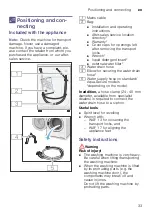 Предварительный просмотр 33 страницы Siemens WM12K220TH Instruction Manual And Installation Instructions