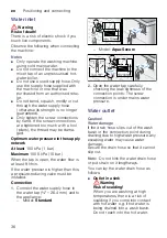 Предварительный просмотр 36 страницы Siemens WM12K220TH Instruction Manual And Installation Instructions