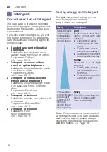 Предварительный просмотр 12 страницы Siemens WM12K222IL Instruction Manual And Installation Instructions