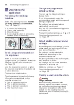 Предварительный просмотр 18 страницы Siemens WM12K222IL Instruction Manual And Installation Instructions