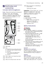 Предварительный просмотр 31 страницы Siemens WM12K222IL Instruction Manual And Installation Instructions