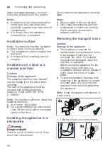 Предварительный просмотр 32 страницы Siemens WM12K222IL Instruction Manual And Installation Instructions