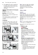 Предварительный просмотр 34 страницы Siemens WM12K222IL Instruction Manual And Installation Instructions