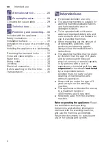 Preview for 4 page of Siemens WM12K260IL Instruction Manual And Installation Instructions