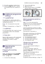 Preview for 17 page of Siemens WM12K260IL Instruction Manual And Installation Instructions