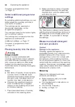 Preview for 18 page of Siemens WM12K260IL Instruction Manual And Installation Instructions