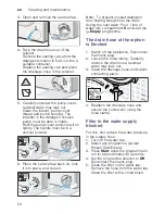 Предварительный просмотр 24 страницы Siemens WM12K280GB Instruction Manual And Installation Instructions