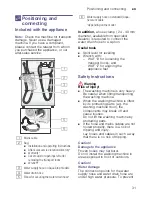 Предварительный просмотр 31 страницы Siemens WM12K280GB Instruction Manual And Installation Instructions