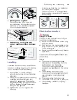 Предварительный просмотр 35 страницы Siemens WM12K280GB Instruction Manual And Installation Instructions