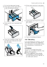 Предварительный просмотр 43 страницы Siemens WM12N269EP User Manual And Installation Instructions