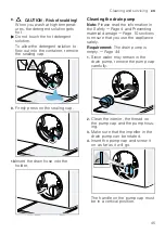 Предварительный просмотр 45 страницы Siemens WM12N269EP User Manual And Installation Instructions