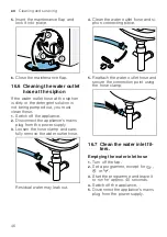 Предварительный просмотр 46 страницы Siemens WM12N269EP User Manual And Installation Instructions