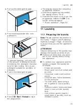 Preview for 33 page of Siemens WM12N270HK User Manual And Installation Instructions