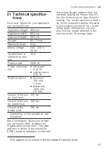 Preview for 59 page of Siemens WM12N279EP User Manual And Installation Instructions