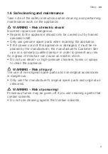 Preview for 9 page of Siemens WM12N280EP User Manual And Installation Instructions