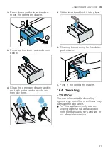 Предварительный просмотр 41 страницы Siemens WM12N280IL User Manual And Installation Instructions