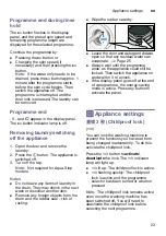 Preview for 23 page of Siemens WM12U5680W Instruction Manual And Installation Instructions