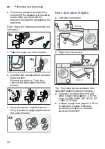 Preview for 34 page of Siemens WM12U5680W Instruction Manual And Installation Instructions