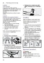 Preview for 36 page of Siemens WM12U5680W Instruction Manual And Installation Instructions