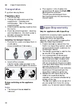 Preview for 38 page of Siemens WM12U5680W Instruction Manual And Installation Instructions