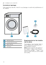 Preview for 14 page of Siemens WM12US60ES User Manual And Assembly Instructions