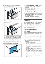 Предварительный просмотр 31 страницы Siemens WM12UT61ES User Manual And Assembly Instructions