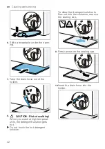 Предварительный просмотр 42 страницы Siemens WM12UT61ES User Manual And Assembly Instructions