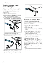 Предварительный просмотр 44 страницы Siemens WM12UT61ES User Manual And Assembly Instructions