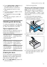 Предварительный просмотр 41 страницы Siemens WM12UT62ES User Manual And Assembly Instructions