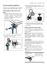 Предварительный просмотр 17 страницы Siemens WM12UUL8DN User Manual And Installation Instructions