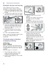 Предварительный просмотр 28 страницы Siemens WM12W440IN Instruction Manual And Installation Instructions