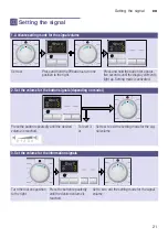 Предварительный просмотр 21 страницы Siemens WM14K1G1 Instruction Manual And Installation Instructions