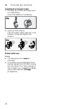 Предварительный просмотр 36 страницы Siemens WM14K1G1 Instruction Manual And Installation Instructions