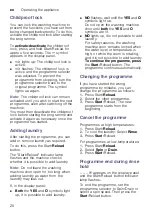 Preview for 20 page of Siemens WM14K267DN Installation, Operation And Maintenance Instructions