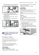 Preview for 25 page of Siemens WM14K267DN Installation, Operation And Maintenance Instructions