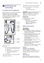 Preview for 31 page of Siemens WM14K267DN Installation, Operation And Maintenance Instructions