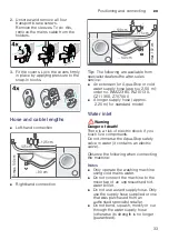 Preview for 33 page of Siemens WM14K267DN Installation, Operation And Maintenance Instructions