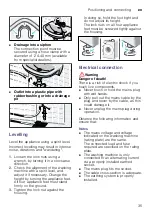 Preview for 35 page of Siemens WM14K267DN Installation, Operation And Maintenance Instructions