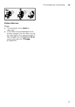 Preview for 37 page of Siemens WM14K267DN Installation, Operation And Maintenance Instructions