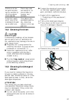 Preview for 49 page of Siemens WM14LPH0ES User Manual And Installation Instructions