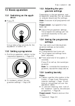 Предварительный просмотр 39 страницы Siemens WM14LRH1GR User Manual And Installation Instructions