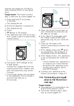 Предварительный просмотр 43 страницы Siemens WM14LRH1GR User Manual And Installation Instructions