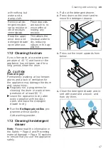 Предварительный просмотр 47 страницы Siemens WM14LRH1GR User Manual And Installation Instructions