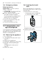 Предварительный просмотр 62 страницы Siemens WM14LRH1GR User Manual And Installation Instructions